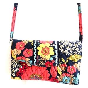 Vera Bradley Happy Snails crossbody clutch wallet